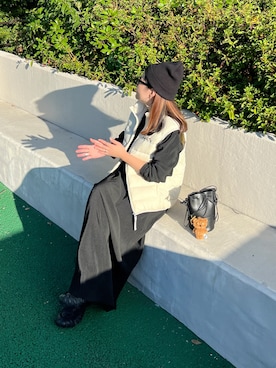 「アイテム（財布/小物）」を使った、M★★★さん（レディース・156cm）の秋コーディネート