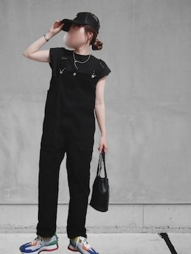 「キャップ女子」｜M★★★さん（レディース・156cm）の夏コーディネート