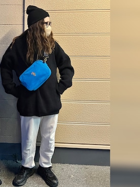 「USポロ」｜M★★★さん（レディース・156cm）の冬コーディネート