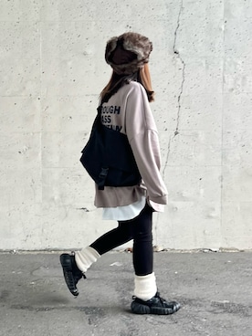 「アイテム（キャミソール）」を使った、M★★★さん（レディース・156cm）の秋コーディネート