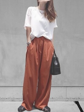 「MATCH&more（マッチアンドモア）のアイテム」を使った、M★★★さん（レディース・156cm）の夏コーディネート