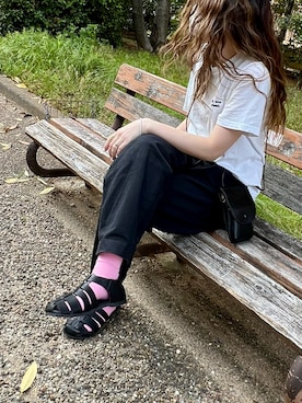 「ソックス」｜「アイテム（その他）」を使った、M★★★さん（レディース・156cm）の春コーディネート