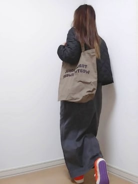 「サロペットスカート」｜「アイテム（その他）」を使った、M★★★さん（レディース・156cm）の秋コーディネート