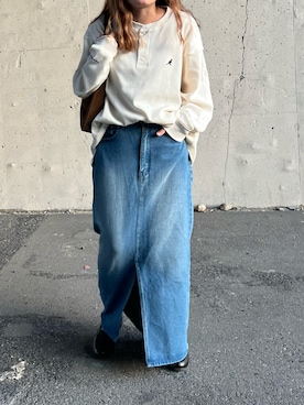 「Unblend（アンブレンド）のアイテム」を使った、M★★★さん（レディース・156cm）の冬コーディネート