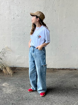 「アイテム（その他）」を使った、M★★★さん（レディース・156cm）の夏コーディネート