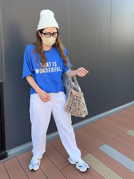 「LHME（エルエイチエムイー）のアイテム」を使った、M★★★さん（骨格ストレート・レディース・156cm）の秋コーディネート
