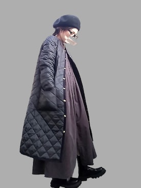 「ゆるカジ」｜「アイテム（帽子）」を使った、M★★★さん（レディース・156cm）の秋コーディネート