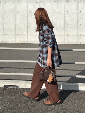「アイテム（キャミソール）」を使った、M★★★さん（レディース・156cm）の秋コーディネート