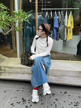 「アイテム（その他トップス）」を使った、M★★★さん（レディース・156cm）の春コーディネート