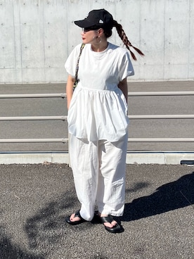 「アイテム（その他トップス）」を使った、M★★★さん（レディース・156cm）の夏コーディネート