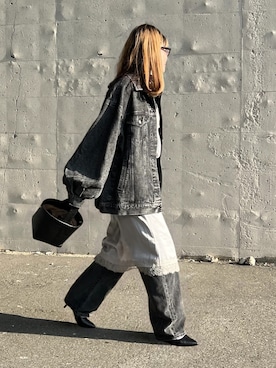 「Clarks（クラークス）のアイテム」を使った、M★★★さん（レディース・156cm）の冬コーディネート