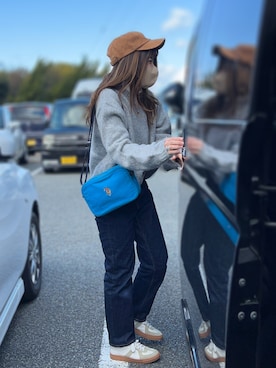 「LHME（エルエイチエムイー）のアイテム」を使った、M★★★さん（骨格ストレート・レディース・156cm）の冬コーディネート