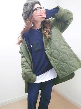 「URBAN RESEARCH（アーバンリサーチ）のアイテム（ブルゾン）」を使った、M★★★さん（レディース・156cm）の秋コーディネート