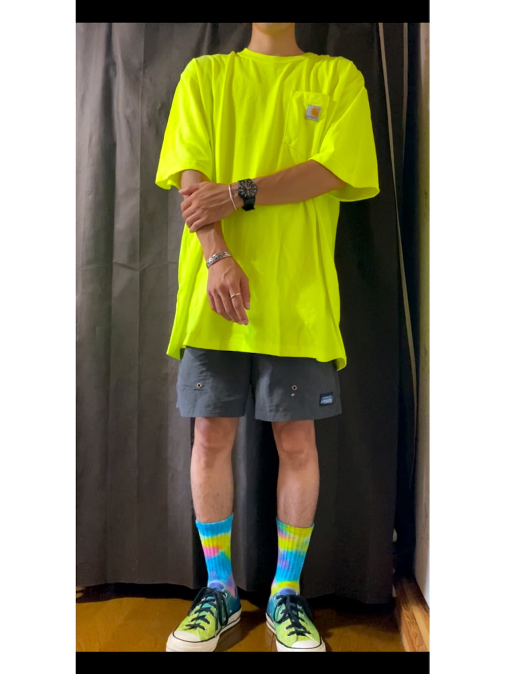 「夏コーデ、リラックススタイル、converse、CT70s」｜「CONVERSEのアイテム（スニーカー、その他）」を使った、msyさん（メンズ・168cm）の夏コーディネートの1枚目の写真