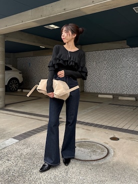 「アイテム（ローファー）」を使った、mana_lemageさん（レディース・161cm）の秋コーディネート