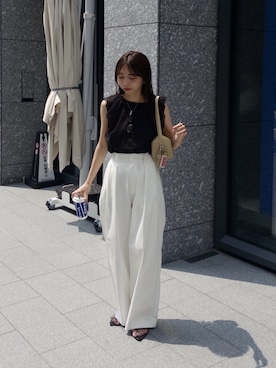 「アイテム（バッグ）」を使った、mana_lemageさん（レディース・161cm・20代）の夏コーディネート