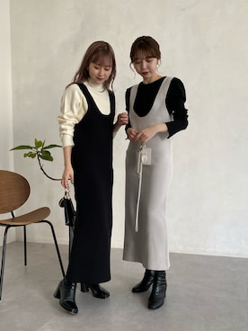 mana_lemageさん（レディース・161cm）の冬コーディネート