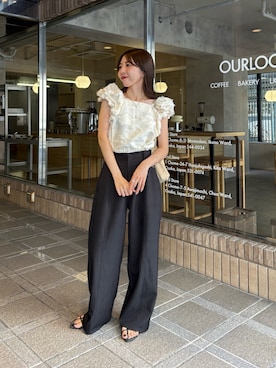 「ジャガード」｜「アイテム（その他）」を使った、mana_lemageさん（レディース・161cm）の夏コーディネート