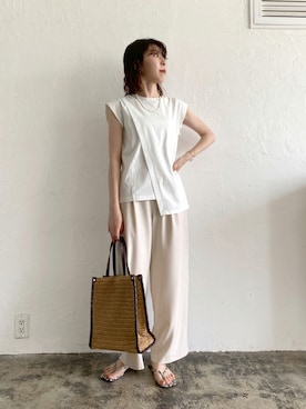 「レイヤード風」｜「アイテム（その他）」を使った、mana_lemageさん（レディース・161cm）の夏コーディネート