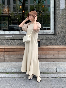 「ごきげんウィーク」｜「アイテム（ワンピース）」を使った、mana_lemageさん（レディース・161cm）の春コーディネート