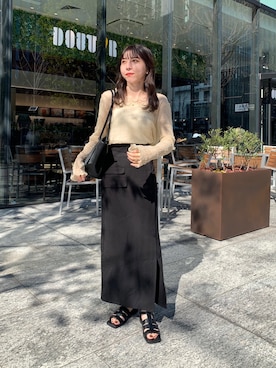 mana_lemageさん（レディース・161cm）の春コーディネート