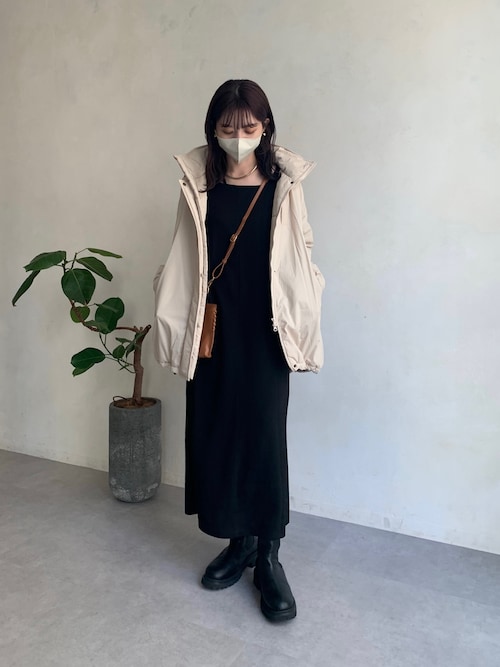 CAPRICIEUX LE'MAGE ライトウォームコクーンコート カプリシューレ