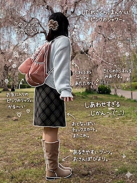 春ウェーブさん(レディース・153cm)の春コーディネート