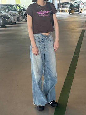 「MOUSSY（マウジー）のアイテム」を使った、yychan26さん（レディース・175cm）の夏コーディネート