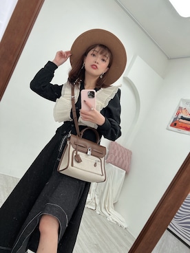 「コーディネート」｜「アイテム（PC・スマホグッズ/家電）」を使った、Kico糕さん（レディース・151cm）の春コーディネート