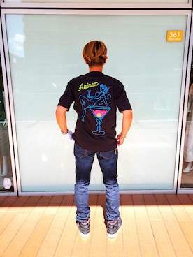 「AVIREX（アヴィレックス）のアイテム（腕時計）」を使った、avlrex1126さん（メンズ・180cm）の夏コーディネート