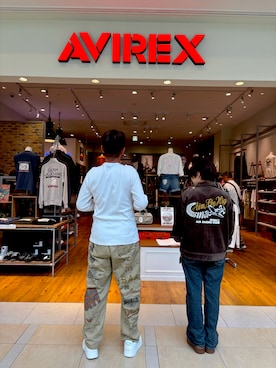 「AVIREX（アヴィレックス）のアイテム」を使った、avlrex1126さん（メンズ・180cm）の秋コーディネート