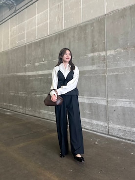 薫子さん（レディース・157cm）の秋コーディネート