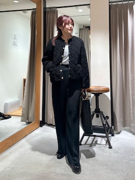薫子さん（レディース・157cm）の冬コーディネート
