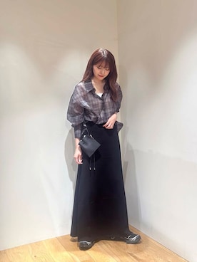 薫子さん（レディース・157cm）の夏コーディネート