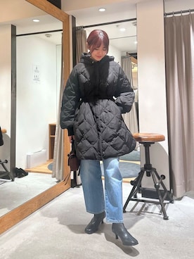 薫子さん(レディース・157cm)の冬コーディネート