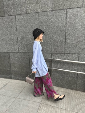 薫子さん（レディース・158cm）の春コーディネート