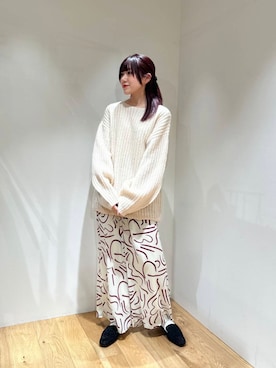 薫子さん（レディース・158cm）の冬コーディネート