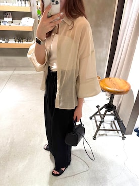 薫子さん(レディース・157cm)の夏コーディネート