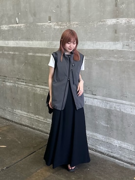 薫子さん（レディース・158cm）の夏コーディネート