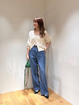 「初夏のお出掛けコーデ」｜薫子さん（レディース・157cm）の夏コーディネート