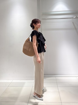 薫子さん（レディース・157cm）の春コーディネート
