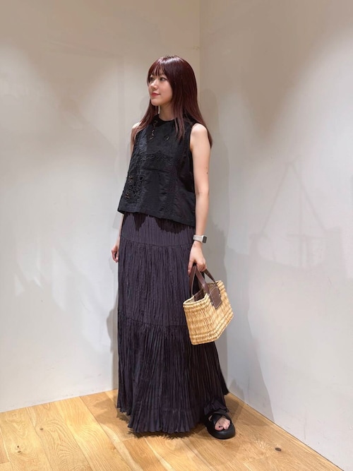 ワッシャープリーツイージースカート