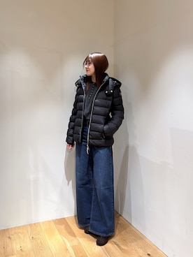 「URBAN RESEARCH（アーバンリサーチ）のnew basic　Lisse Cashmere henry knit（ニット/セーター）」を使った、薫子さん（レディース・157cm）の秋コーディネート