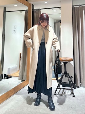 薫子さん（レディース・157cm）の冬コーディネート