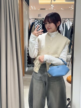 薫子さん（レディース・157cm）の冬コーディネート