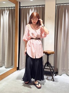 「ITTI（イッチ）のアイテム」を使った、薫子さん（レディース・157cm）の夏コーディネート