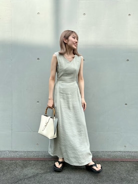 薫子さん（レディース・158cm）の夏コーディネート