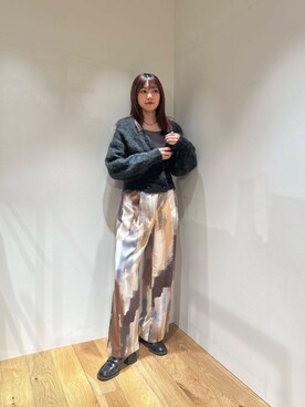 薫子さん（レディース・157cm）の冬コーディネート