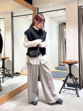 薫子さん(レディース・157cm)の冬コーディネート