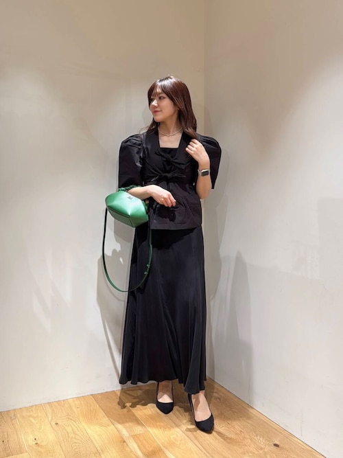 GANNI Tie Strap BLOUSE（シャツ/ブラウス）｜GANNI（ガニー）の